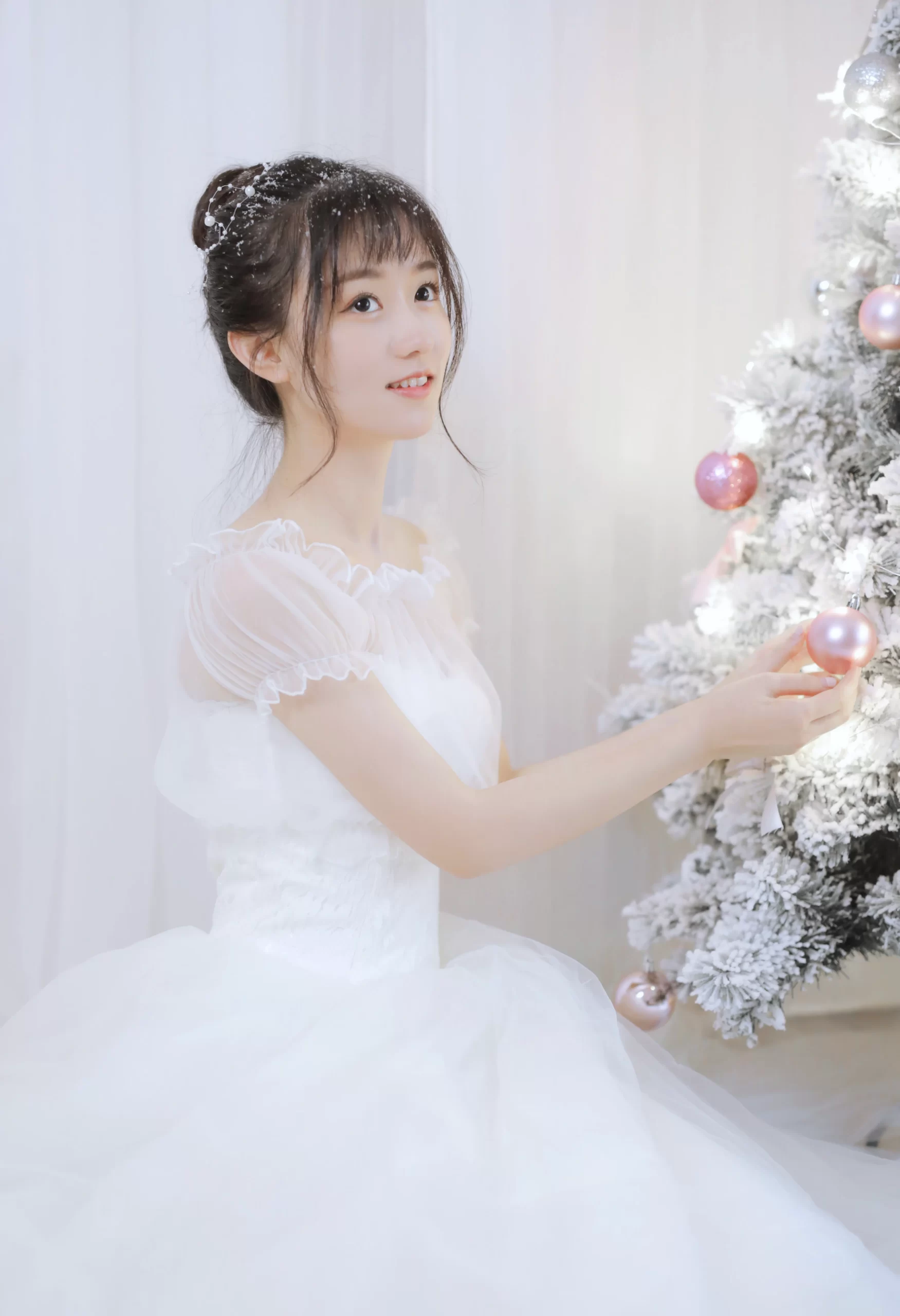 白色圣诞，纯净而温馨