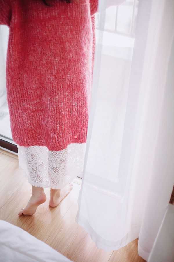 红毛衣，好心情