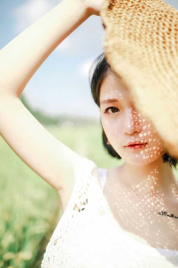 金黄稻浪里的炎炎夏日