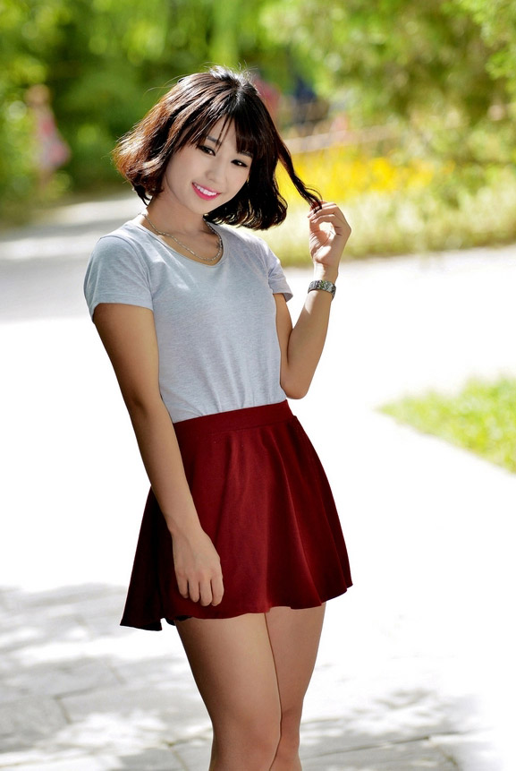 清新人像艺术摄影，美女阿布的魅力展现