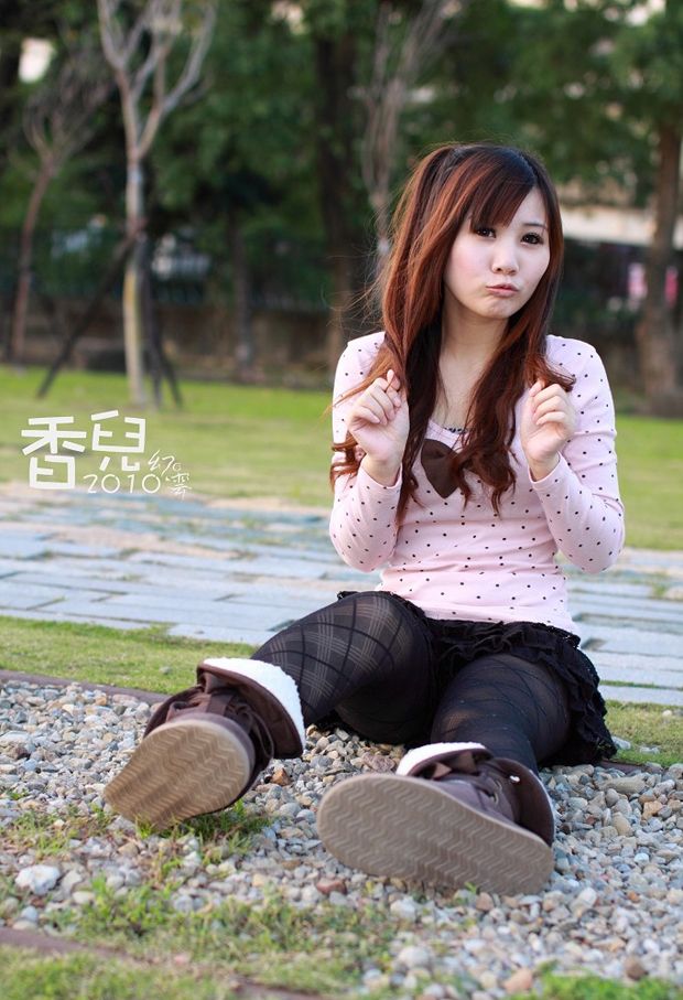 清新甜美的香儿华山写真