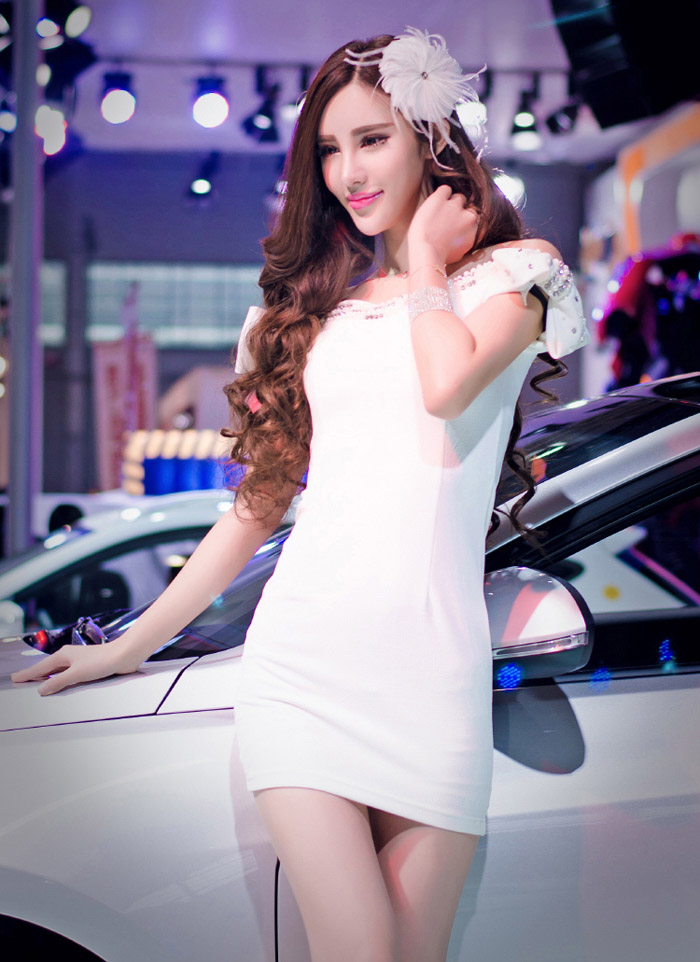 2014沈阳车展上的超级车模