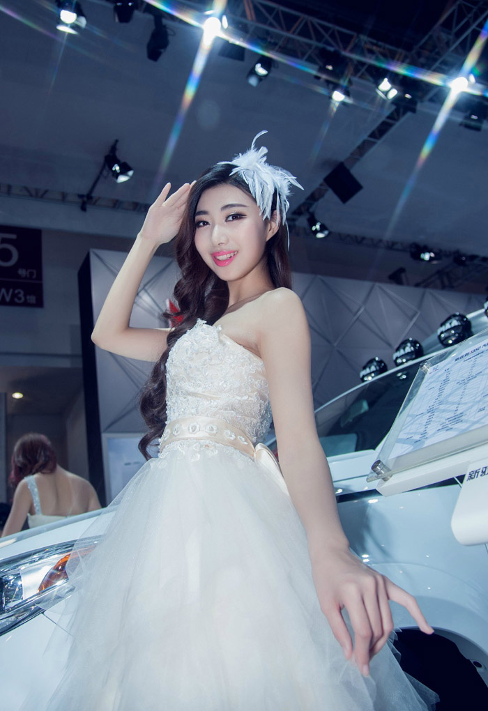 2015海南首届车展亮眼车模