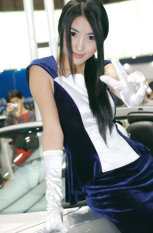 经典美女车模的网络收藏