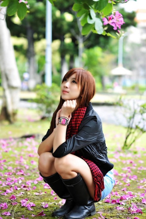 小薇的美丽，惊艳动人