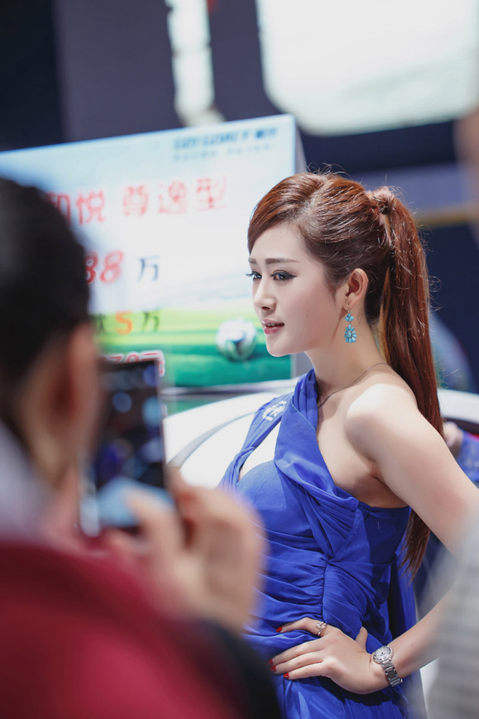 2014北京车展最美车模罗梦轩