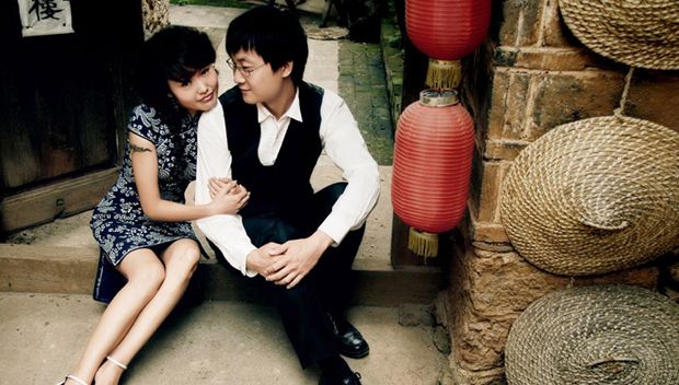 中国风韵：青花旗袍