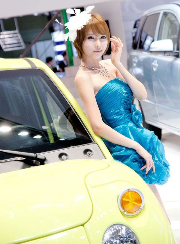 上海车展上的惊艳美女